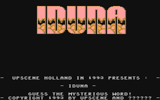 C64 GameBase Iduna_[Preview] (Preview) 1993
